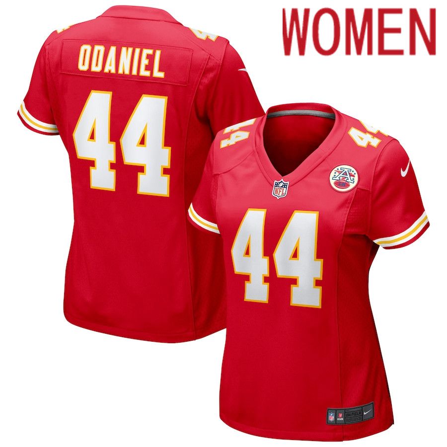 Women Kansas City Chiefs 44 Dorian ODaniel Nike Red Game NFL Jersey